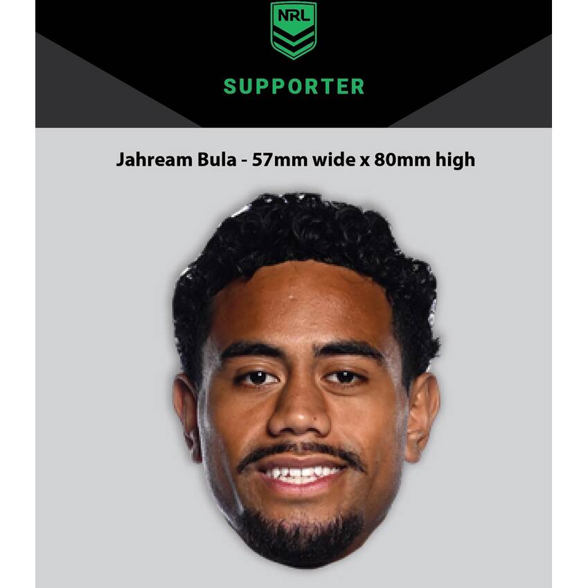 Wests Tigers Player Sticker Jahream Bula0